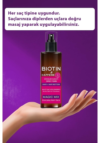 Procsın Magic Mix Biotin Ve Kafein İçeren Saç Kökü Hızlı Uzamaya Yardımcı Tonik 110 ML