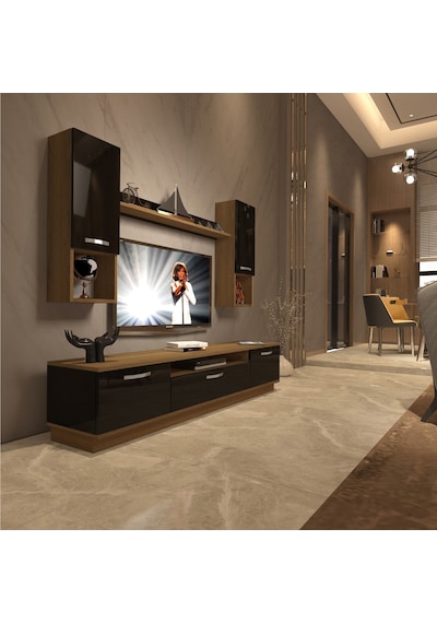 Decoraktiv Trendstyle 5da Mdf Tv Ünitesi Tv Sehpası Pera - Siyah