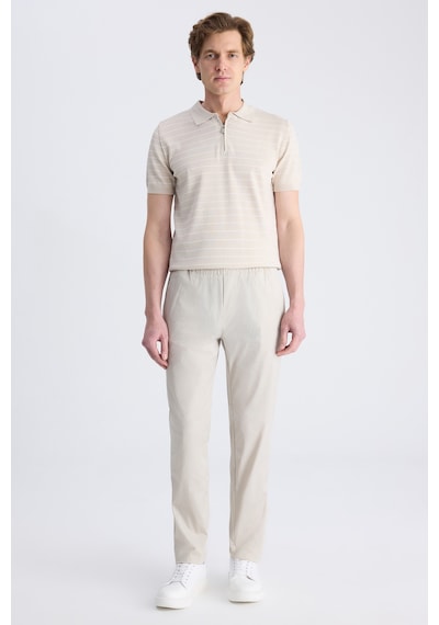 D's Damat Ds Damat Regular Fit Bej Armürlü Pamuklu Jogger Pantolon 4hc03s2133242 Bej