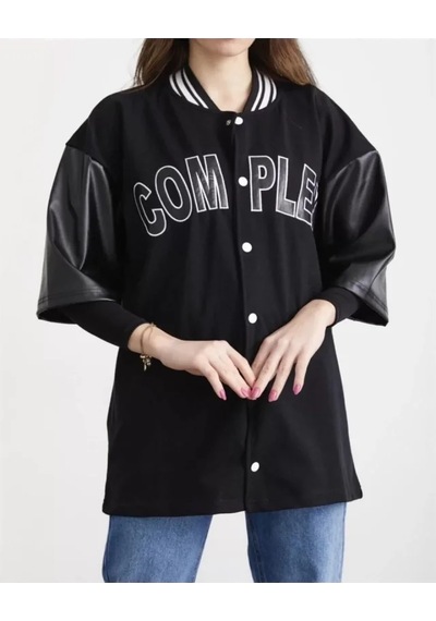 Nnstartshopping Complex Kolej Oversize T-shirt - Siyah Siyah