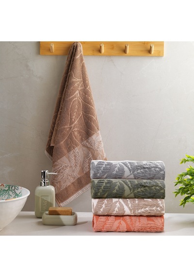 Schafer Home Adore Jakarlı Havlu 70x140 Cm 1 Parça-kahverengi
