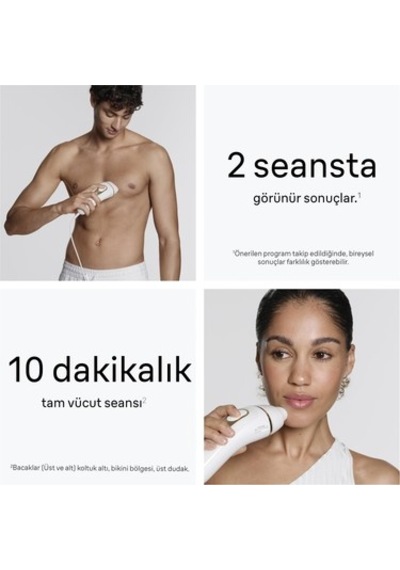 Evde Lazerle Tüy Alma Seti, 3 Başlık İle Birlikte