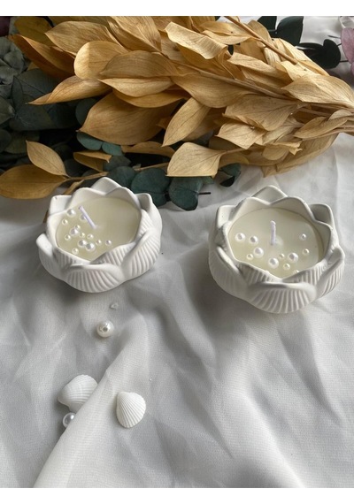 Bernami Vazo Pinterest 2'li Incili Lotus Mum Diğer