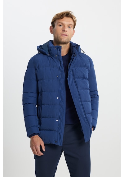 AC&Co / Altınyıldız Classics Erkek Mavı Standart Fit Normal Kesim Çıkma Kapüşon Yaka Yan Cepli Mont Mavı Mavi AC&Co / Altınyıldız Classics Erkek Mavı Standart Fit Normal Kesim Çıkma Kapüşon Yaka Yan Cepli Mont Mavı Mavi