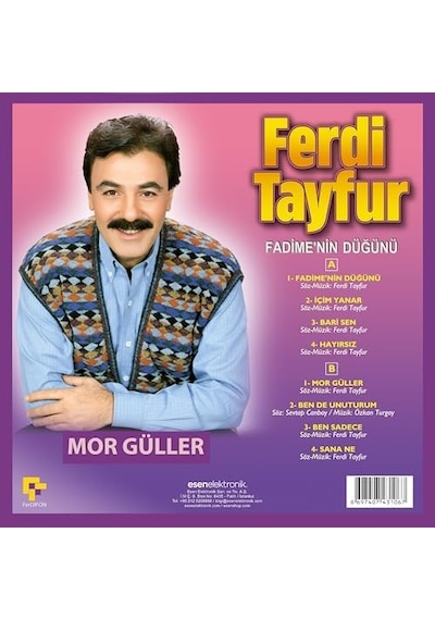 Ferdi Tayfur Mor Güller/fadime&apos Nin Düğünü Plak Lp