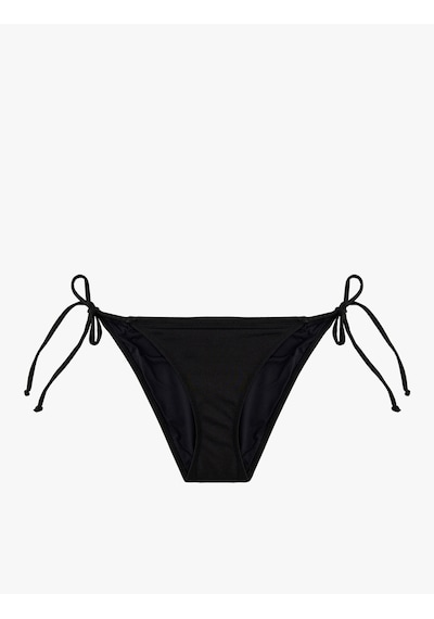 Koton Yanları Bağlamalı İpli Bikini Altı Siyah 6sak00019mm