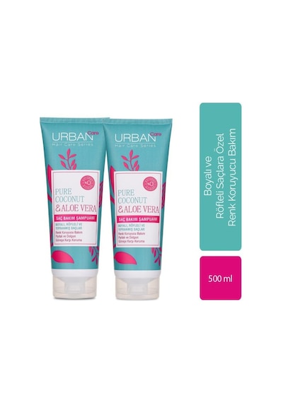 Urban Care Pure Coconut & Aloe Vera Saç Bakım Şampuanı 2 x 250 ML
