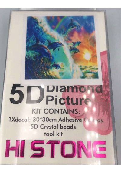 30x30 Yunusların Dansı 5d Diamond Painting Dıy Tablo