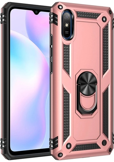 Znv Zenvia Mey İthalat Redmi 9a Kılıf Sofya Yüzüklü Silikon Kapak - Rose Znv2025 Cmn Diğer