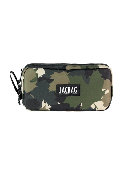 Jacbag Jac-06 Organizer Rulo Kalem Çantası Siyah - Haki Camoflora Haki Camoflora