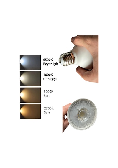 5 Adet Osaka 14w 100w Beyaz Işık 6500k E27 Duylu Kalın Duy Led Par30 Ampul