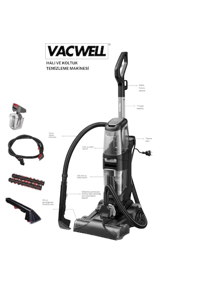 Vacwell Hidro Halı Ve Koltuk Yıkama Makinesi