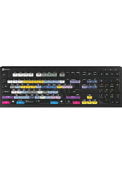 Logickeyboard Maxon Cinema 4D LKB-C4DB-A2PC Kablolu PC Astra 2 Arka Aydınlatmalı Klavye