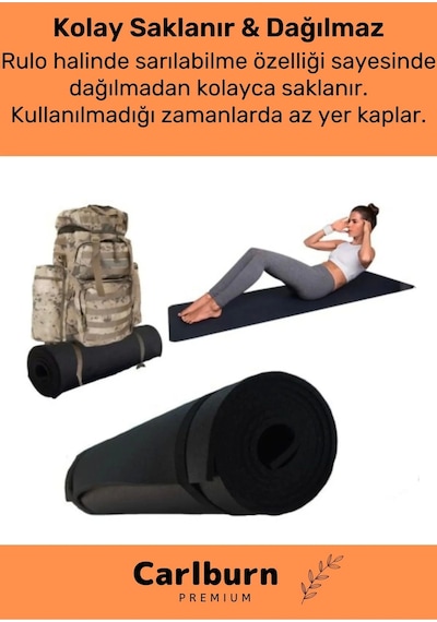 Taşıma Askılı Su Geçirmez Konforlu Kalın Rahat Çift Taraflı Çadır Uyku Yer Minderi 10mm Kamp Matı Çok Renkli