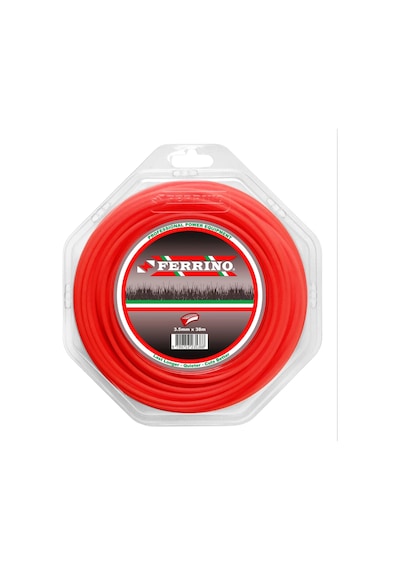 Ferrino 3 Köşe 3.50mm Kırmızı Motorlu Tırpan Misinası 38 M