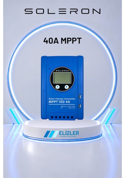 Soleron 40a Mppt Şarj Kontrol Cihazı 12/24v