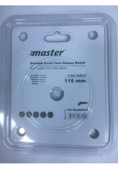 Mermer Granit Seramik Kesme Testere İnçe Hassas 115mmx 1.3mm