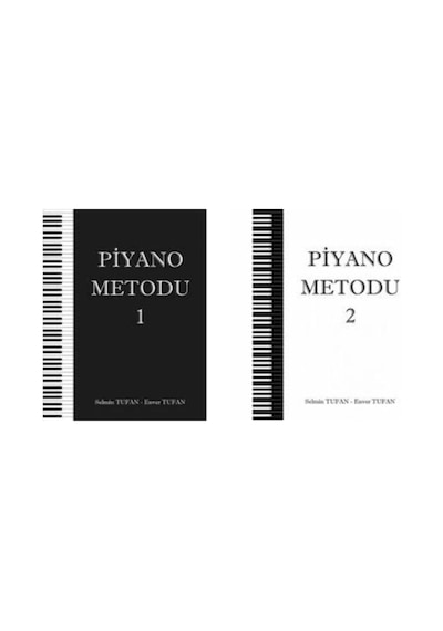 Piyano Metodu 1 ve Piyano Metodu 2 Set - Enver Tufan -