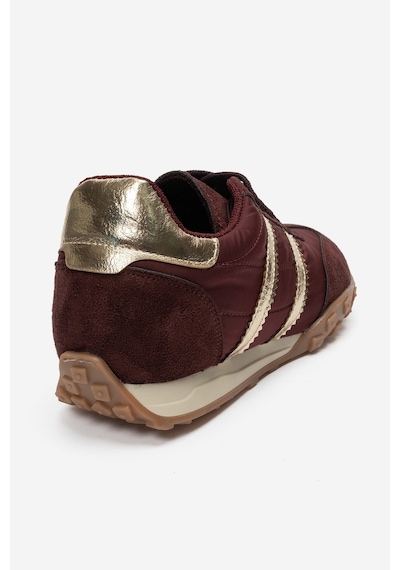Flux Bordo Süet Kadın Günlük Sneaker