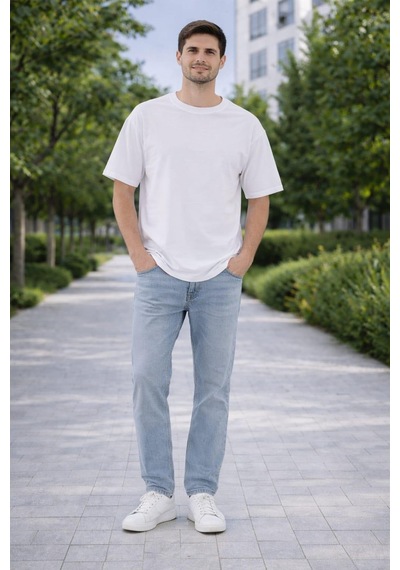 Alexandergardi Alexandergardı Basic Oversize T-shirt Beyaz