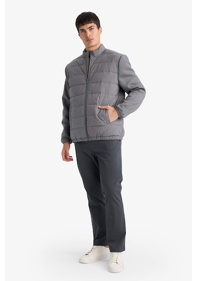 Defacto Su Geçirmez Slım Fıt Dik Yaka Esnek Mont D7532ax26spgr206 Gri-gr206