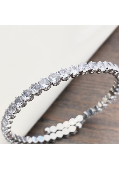 İnce Su Yolu Esnek Kelepçe Model Yüksek Kalite 316 L Çelik Silver 20 Cm Gümüş