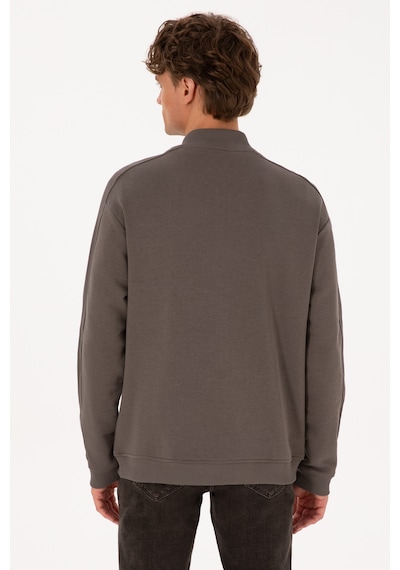 U.s. Polo Assn. Erkek Vizon Hırka Örme 50315612-vr052 Vizon