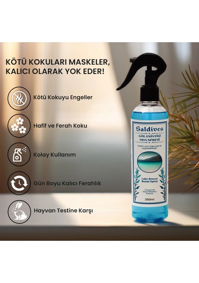 Saldives Göl Esintisi Oda Spreyi 350 Ml Fragrance