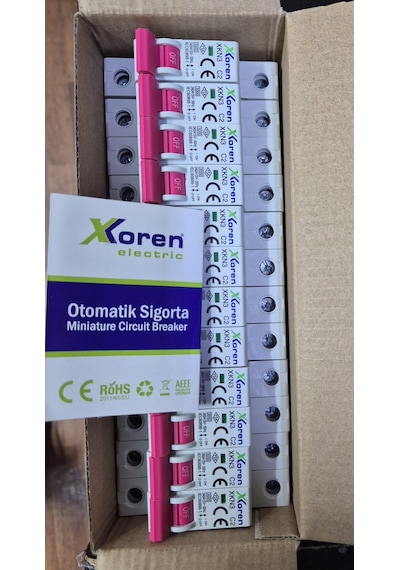 Xkoren 1x2a C Tipi Otomatik Sigorta 12 Adet 1 Kutu