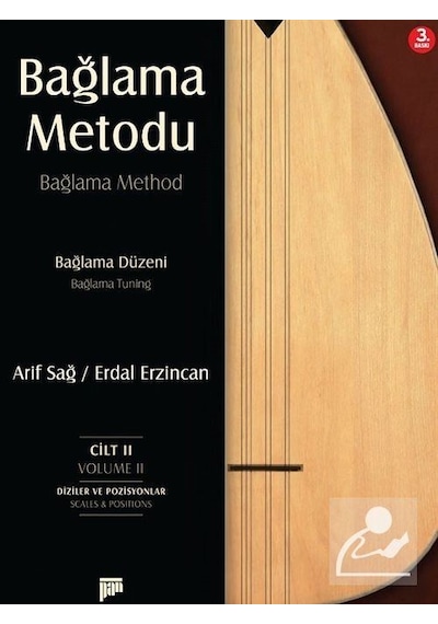 Bağlama Metodu / Bağlama Method (2 Cilt) - Arif Sağ -  Erdal Erzincan - Pan Yayıncılık