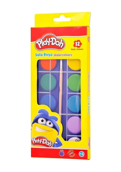 Play-doh Sulu Boya 28 Mm Büyük Boy 12 Renk