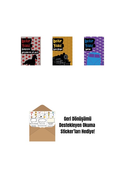 Sahipsizler - Dünyadan Bir Atlı Geçti + Kara Vagon + Harran + Okuma Sticker'ları