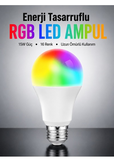 Enerji Verimli Akıllı Led Ampul, Uzaktan Kontrol Özellikli - Bayi Depom Diğer