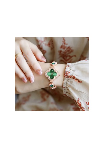 Yeşil Yamira Vintage Retro Saat