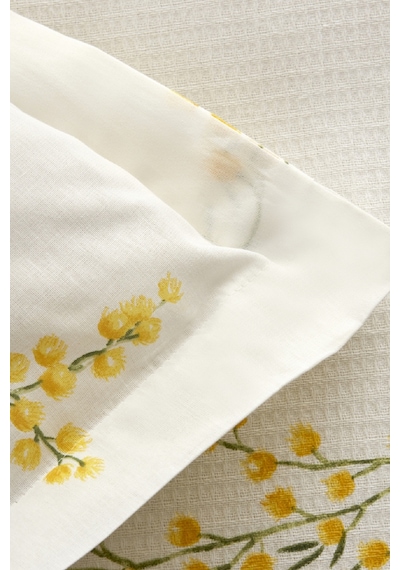 Karaca Home Loretta %100 Pamuk Tek Kişilik Pike Takımı Sarı Sarı
