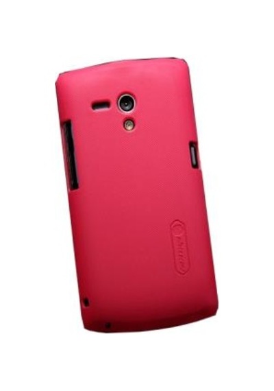 Nillkin Xperia Neo L İle Uyumlu Sert Kauçuk Kılıf Kırmızı Renk