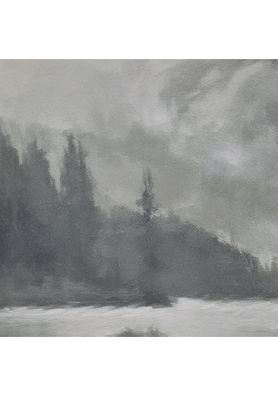 Quıet Shore Çerçeveli Yağlıboya Tablo 100x100 Cm