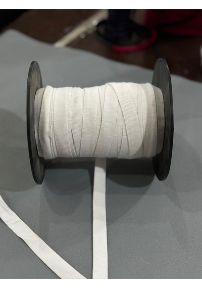 1.5 Cm Örme Lastik Beyaz 5 Metre
