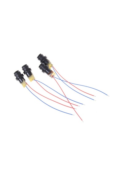 Kablolu Kırmızı Nokta Lazer Modül Plastik Kafa 5mw 650nm 3v 5v 6mm 15 Metre Mesafe Lazer Diyot Modül