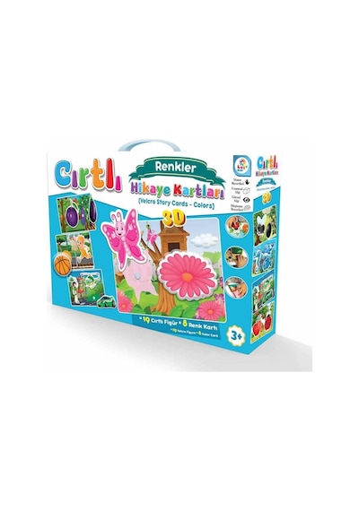 Laço Kids - Renkler Cırt Cırtlı Hikaye Kartları Lc7207
