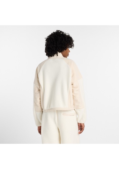 New Balance High Pile Fleece Kadın Beyaz Ceket Wj53503-pef Beyaz