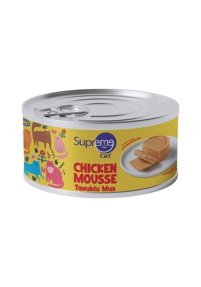 Tavuklu Konserve Kedi Maması, Yumuşak Dokusuyla Diş Ve Çene Dostu, Yaşlı Kediler İçin İdeal 85gr