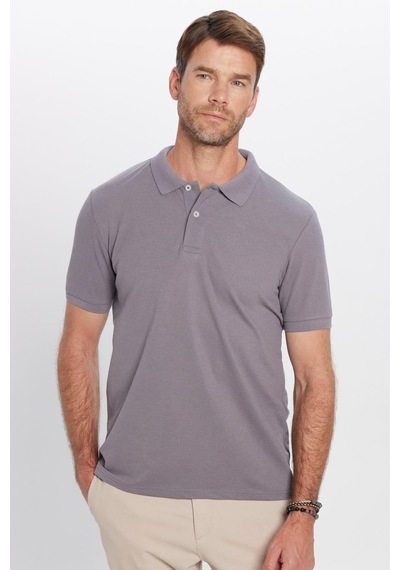 Tudors Erkek Slim Fit Dar Kesim Pamuklu Yumuşak Dokulu Serin Tutan Kumaş Düz Pike Polo Yaka Tişört-31687 Gri Tudors Erkek Slim Fit Dar Kesim Pamuklu Yumuşak Dokulu Serin Tutan Kumaş Düz Pike Polo Yaka Tişört-31687 Gri