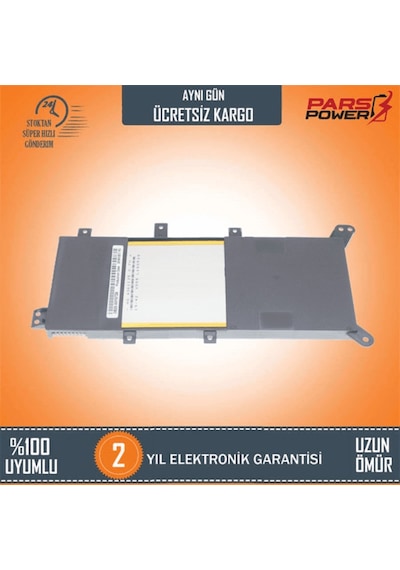 Asus Uyumlu A555Lb, F555Lb, K555Lb Notebook Batarya - Pil (Pars Power) 370308887