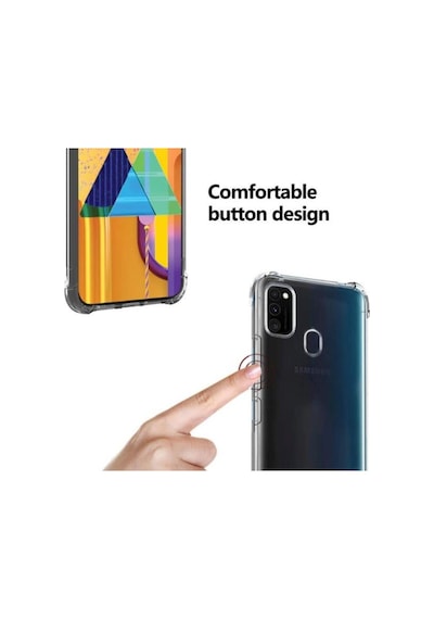 Galaxy M30S Köseleri Airbagli Anti Sok Seffaf Zirh Kilif 399034734