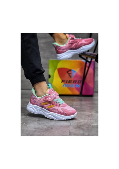 Fıero Mıen Kız Çocuk Pembe Günlük Spor Sneaker Ayakkabı Pembe Pembe