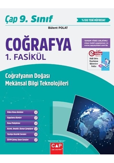 Çap 9. Sınıf Coğrafya Seti Çap Yayınları