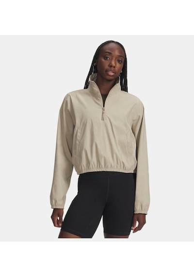 Under Armour Ua Unstoppable Wvn Pullover Kadın Sweatshirt-31307 Açık Kahverengi