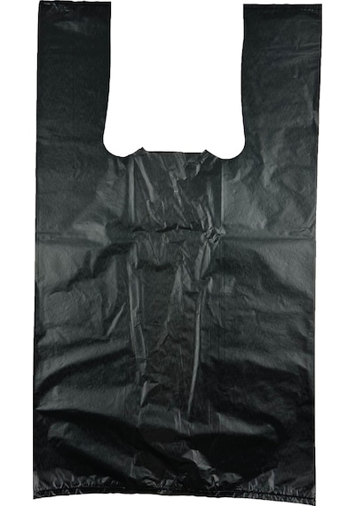 Kalın Siyah Poşet Küçük Boy Hışır Atlet Poşet Market Manav Poşeti Çöp Poşeti 1 Kg