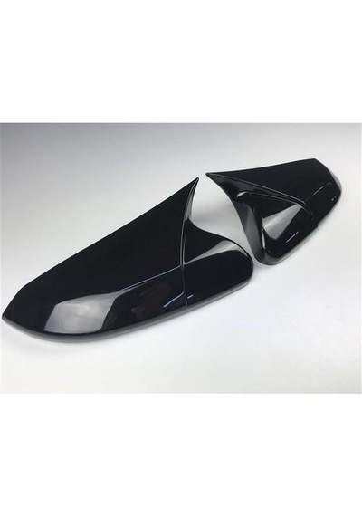 Ebal Otomotiv Honda Civic FC5 Batman Yarasa Ayna Kapağı Piano Black  / 2016-2021